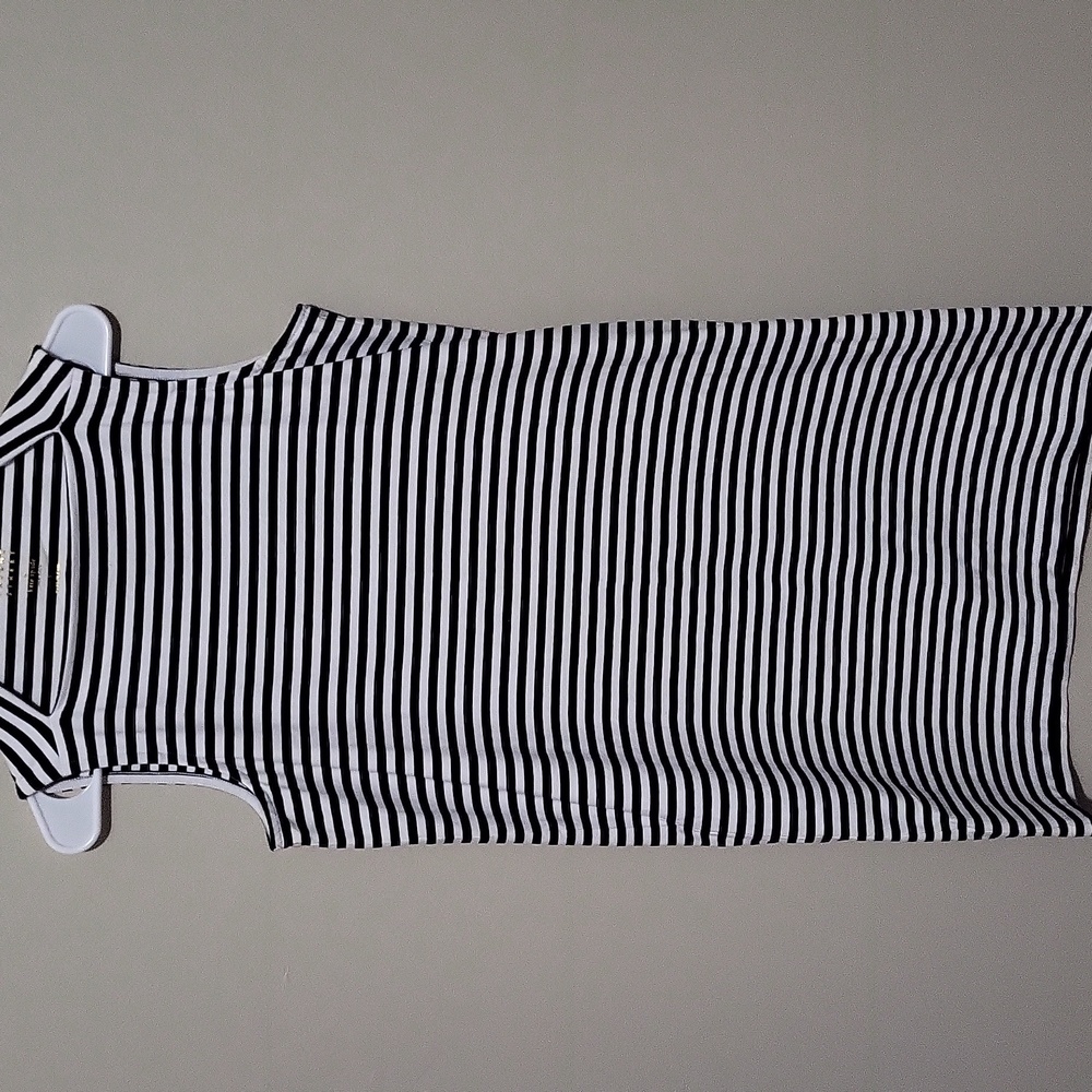 Kate Spade x Broome Street Collab Dress Size XS Black Cream Striped